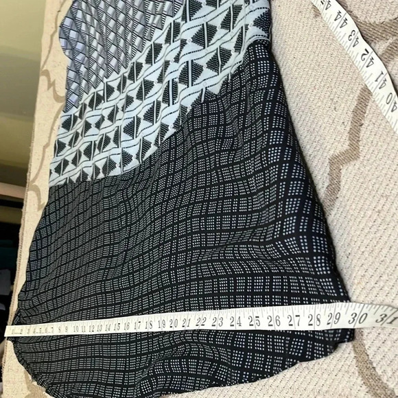 Prana Nari Halter Keyhole Sleeveless Hi Lo Midi Dress in Mist - Picture 11 of 17